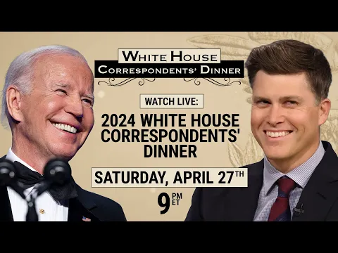 Download MP3 LIVE: Watch 2024 White House Correspondents’ dinner | NBC News NOW