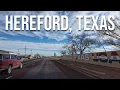 Hereford Texas Drive with me through a Texas town