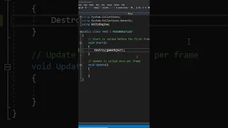 Unity Destroying Object - Unity C Scripting Tutorial