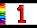 Download Lagu 숫자놀이 | 숫자 1부터 10까지 그리기 색칠공부 12345 영어숫자세기