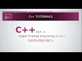 Part 4 - Constructors