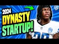 2024 Dynasty Startup Mock Draft SF Dynasty Fantasy Football