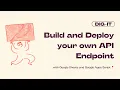 Tutorial Build and Deploy your own API Endpoint with Google Sheets and Google Apps Script