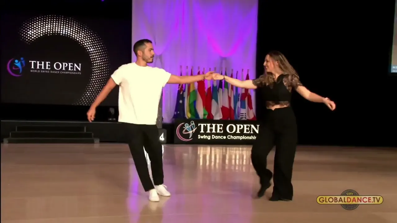 Miguel Ortega and Dianeva Poirson - Jack & Jill Swing - All Star Finalist - The Open 2024