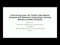 A Novel System for Regional Twitter Hate Speech Analysis and Detection using Deep Learning Models