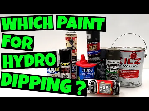 Download MP3 Best Paint for DIY Hydro Dipping + What NOT to use!