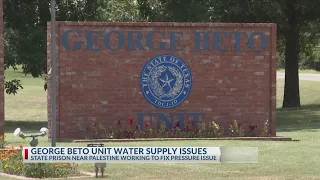 TDCJ responds to water concerns at George Beto Unit near Palestine