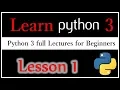 Python Installation in Windows - Learn Python 3 Lesson 1