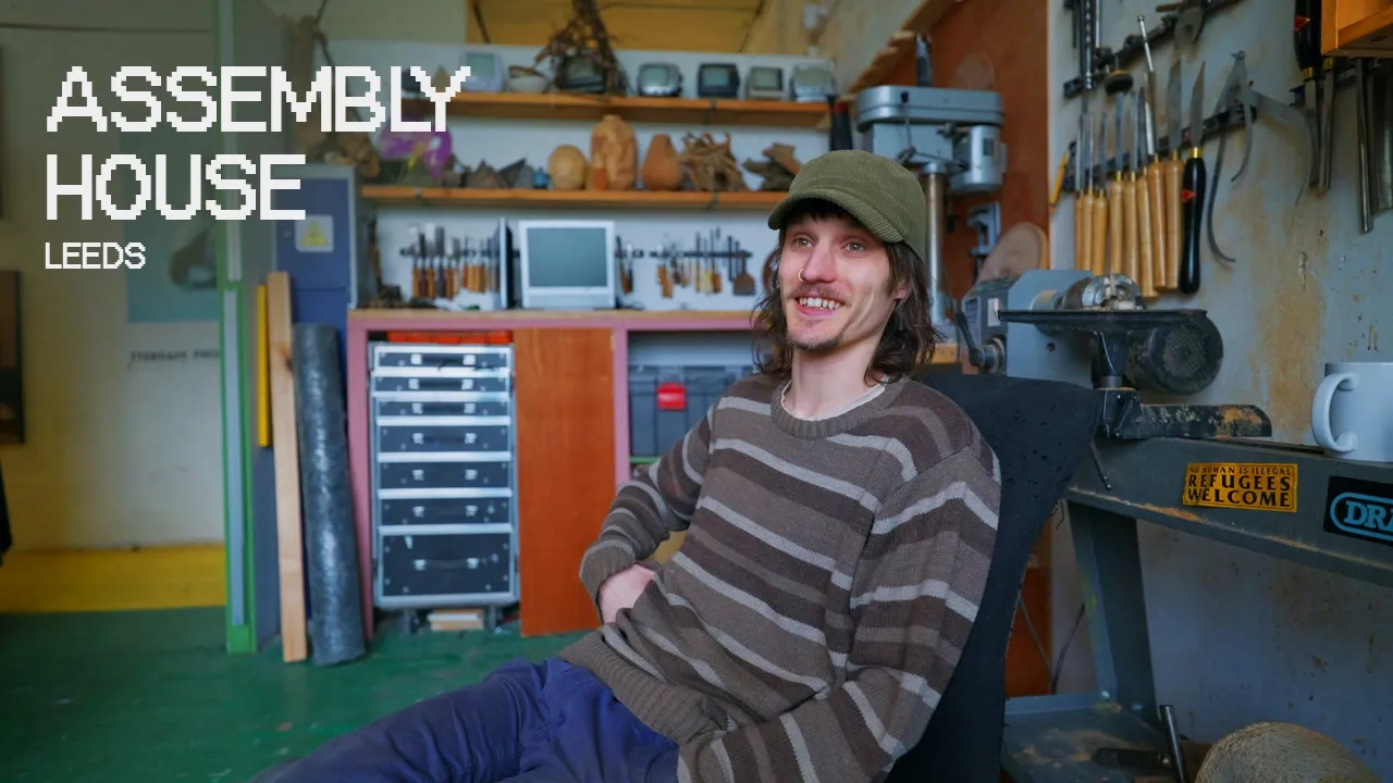 Still from Assembly House, a short documentary