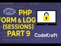 How to make form using PHP MAKE LOGIN USING PHP WITH SESSION PART-9 CodeKraft