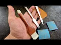 Download Lagu Smoothing and Polishing Leather. Leather Tool Wrapping