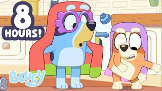 🔴LIVE: Bluey and Bingo pretend to be Grannies!👵💙 | ﻿8 HOURS | Bluey