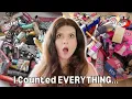 Midyear Cosmetics Inventory Update big makeup use up challenge