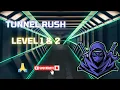 TUNNEL RUSH Level 1 2 - INSANE Speed Reflex Challenge POKI Games NOVA GAMER
