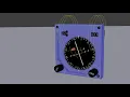 Blender - F16 Horizontal Situation Indicator HSI