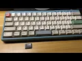 Filco minila R mechanical keyboard silent red lubed typing test