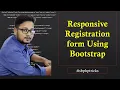 bootstrap registration form