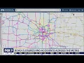 Snow covered roads power outages Saturday morning