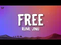 RUMI, JINU - Free (Lyrics) | K-Pop Demon Hunters