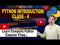 Introduction to String in Python with Examples Learn Complete Python Course Free SumanTV Education