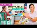 Anantya s STUDY TABLE Organization and HACKS CookWithNisha