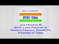 Java Program 06 - Produce Fibonacci Series Upto N Number