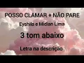 POSSO CLAMAR + NÃO PARE - Eyshila e Midian Lima (playback 3 tom abaixo)