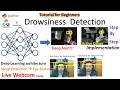 Real-time Drowsiness Detection Tutorial Transfer Learning TensorFlow Python OpenCV