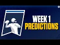 College Football Top 25 Week 1 Predictions CBS Sports