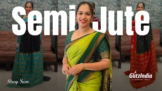 ✨Semi Jute Sarees – Part 2✨Elegant textures, timeless charm, and effortless style for every occasion