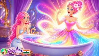 जादुई बाथटब की मदद से गरीब लड़की बनी राजकुमारी | Hindi Fairy Tales | cartoon video
