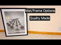 REVIEW - Black Picture Frame 22x28