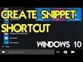 HOW TO USE THE SNIPPING TOOL SHORTCUT WINDOWS 10 TUTORIAL