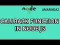 What the heck is Callback function - Node JS tutorial for beginners