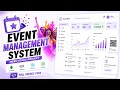 College Event Management System Project in React JS MERN Stack App Node JS Express MongoDB