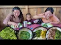 Download Lagu Green Watercress (Simsag) Recipe with rice | Sim Rayo सिम साग सँग भात खाइयो New Nepali Village vlog