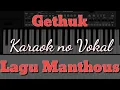 Download Lagu Gethuk - Manthous ( Karaoke +Lirik )