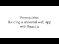 Passing props in a universal React web app