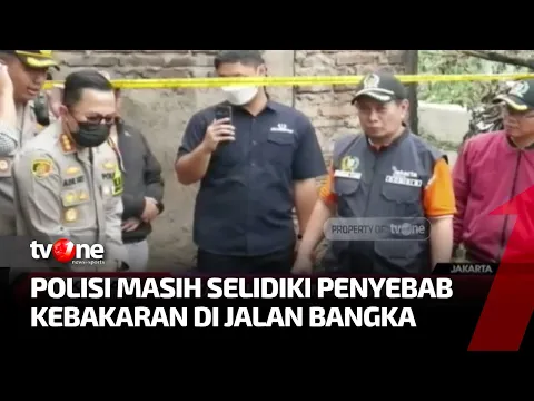 Polisi Olah TKP Kebakaran Besar di Mampang