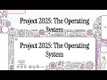 Lagu Project 2025 Explained — How Executive Power Is Pre-Assembled (Mini Explainer)