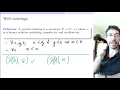 37 Set Theory Well orderings