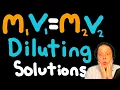 Solution Dilutions How to Make and Calculate Dilutions using M1V1 M2V2 with Examples