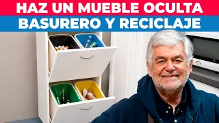 Cómo hacer un mueble para organizar el reciclaje