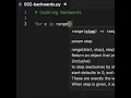 Counting backwards in Python Use the third parameter of the range function