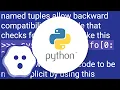 What are named tuples in Python