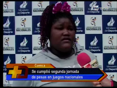 Se cumplió segunda jornada de pesas en juegos nacionales