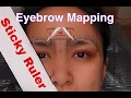 Eyebrow Mapping quick and easy tutorial with Sticky Ruler