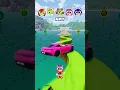 Download Lagu Sonic Car Jump Challenge with Knuckles , Tails , Amy , Sonic #sonic #shorts #beamngdrive