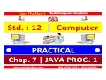 Std 12 Chap 7 Java Prog - 1