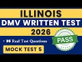 2026 ILLINOIS DMV Written Test IL DMV Permit Practice Exam ILLINOIS Handbook Questions